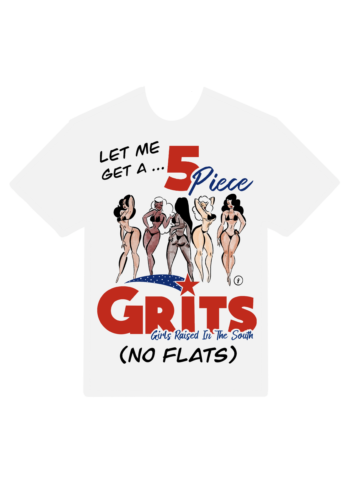 "5 piece" - G.R.I.T.S. Tee