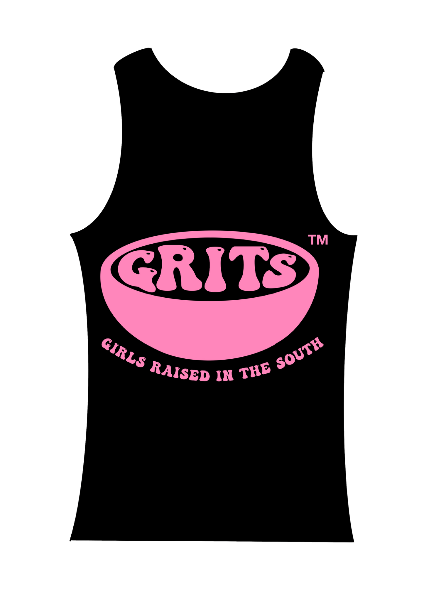 "Pink" on Black - G.R.I.T.S. Tank