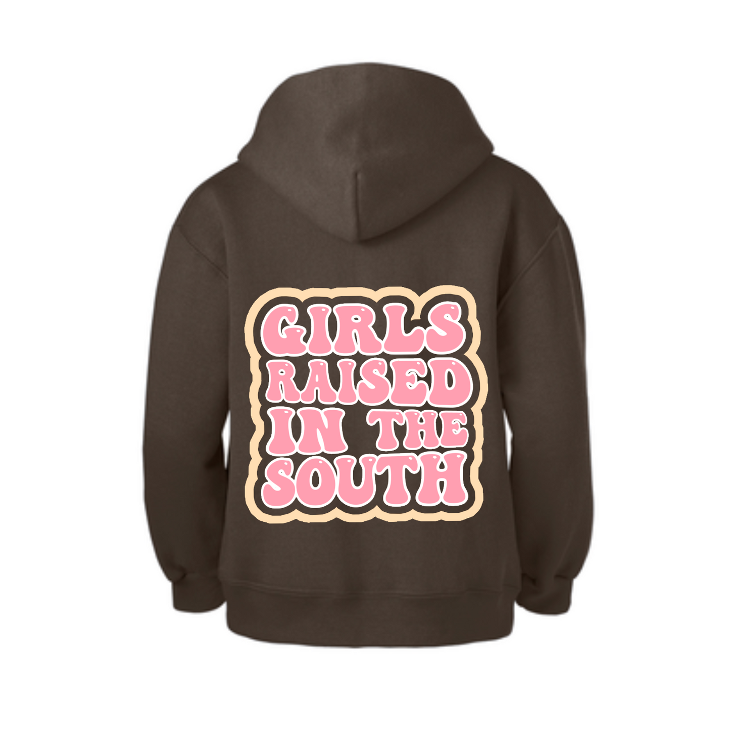 "G.R.I.T.S. Hoodie" - CHOCOLATE