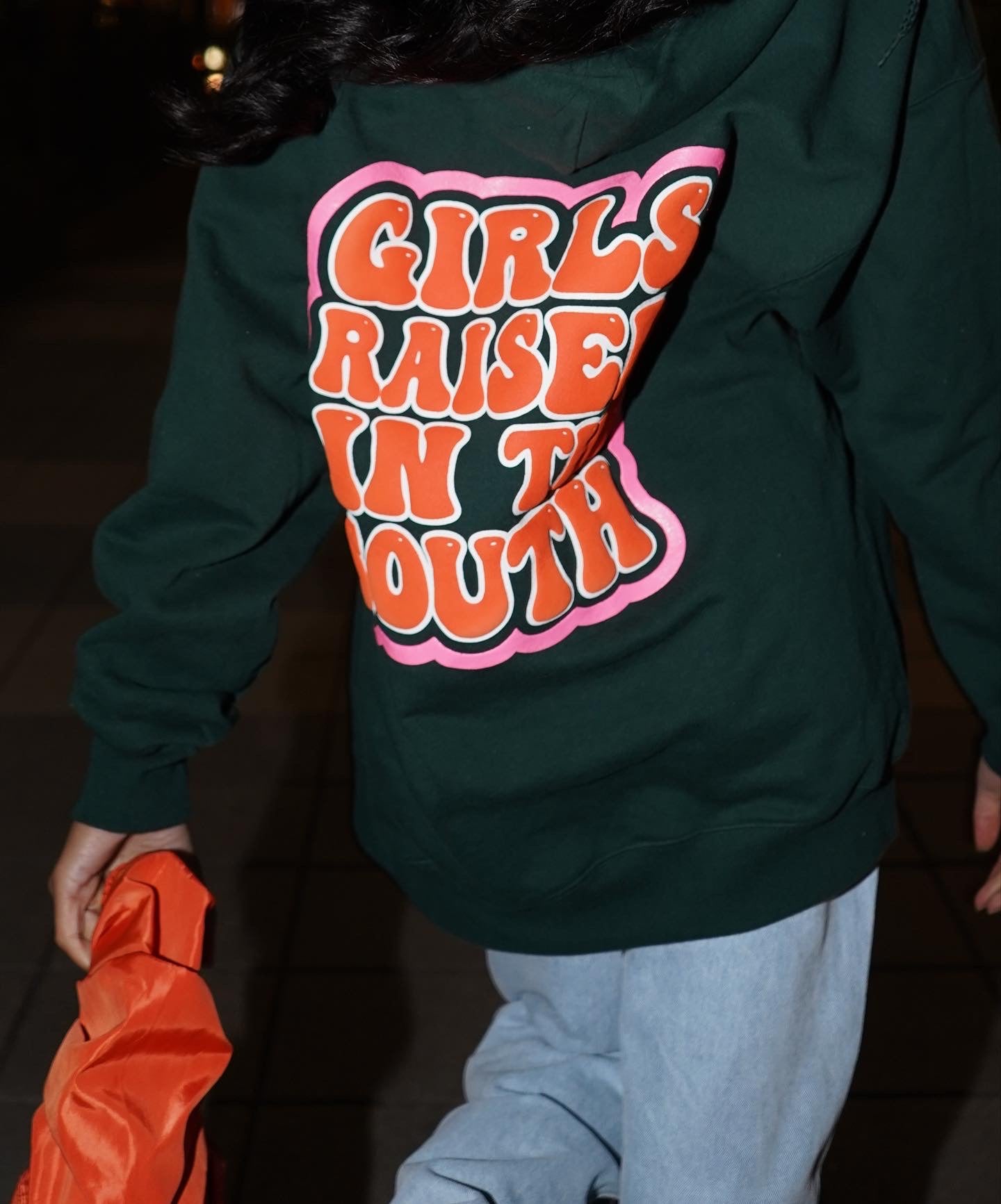 "G.R.I.T.S. Hoodie" - FOREST GREEN